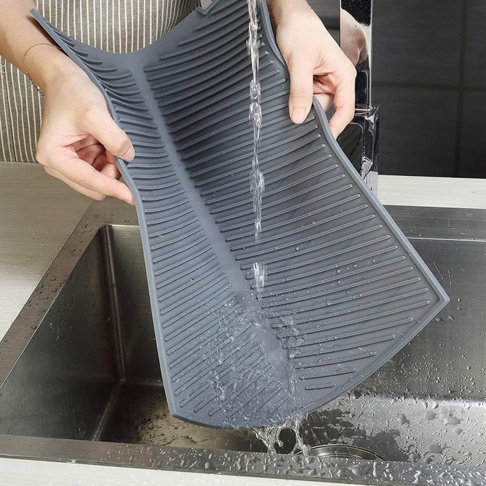 Silicone Drain Pad Drying Mat Pots Dish Drain Mat For Kitchen Tableware_6